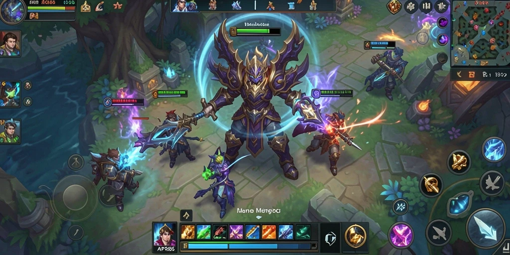 Tampilan gameplay seru dalam dunia MMORPG AP686.