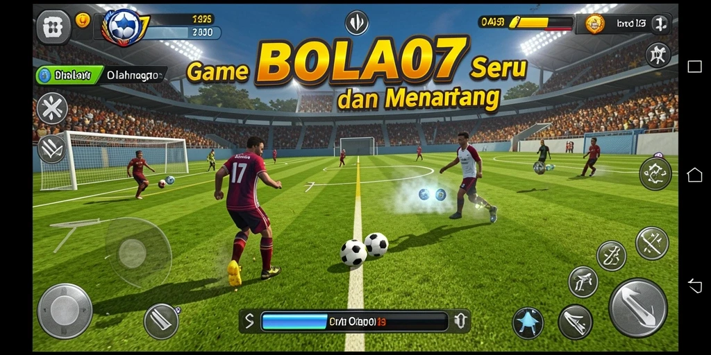Tampilan gameplay seru dan menarik dalam BOLA07.