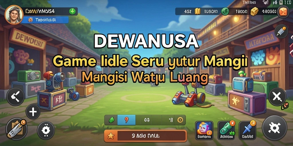 Tampilan gameplay DEWANUSA yang menarik penuh dengan aksi Idle.