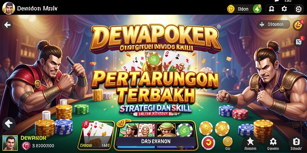 Tampilkan aksi pertarungan seru dari DEWAPOKER.