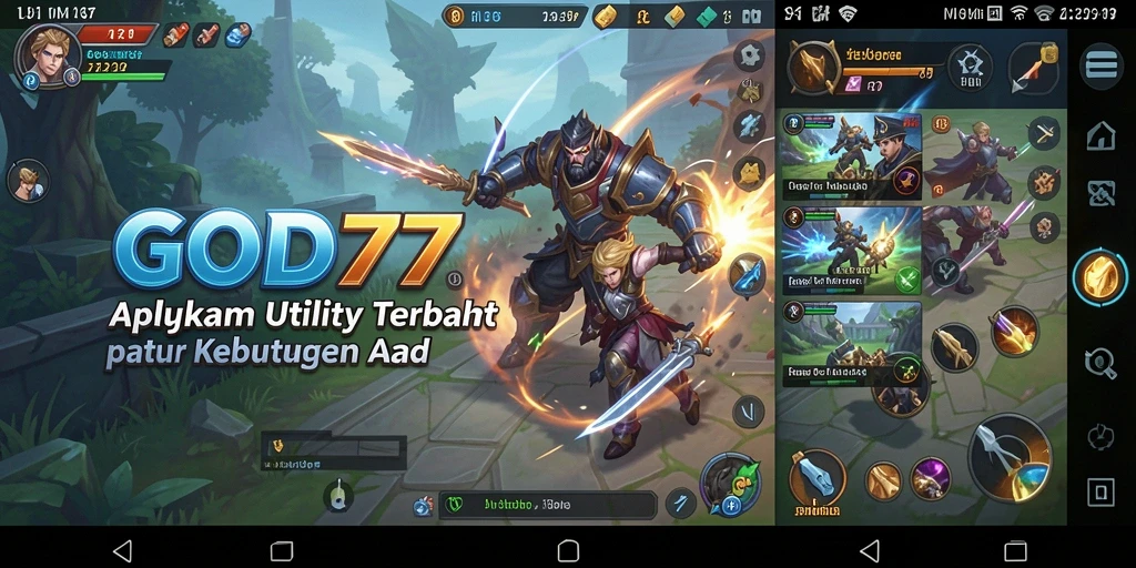 Tampilan antarmuka GOD77 yang intuitif dan mudah digunakan.