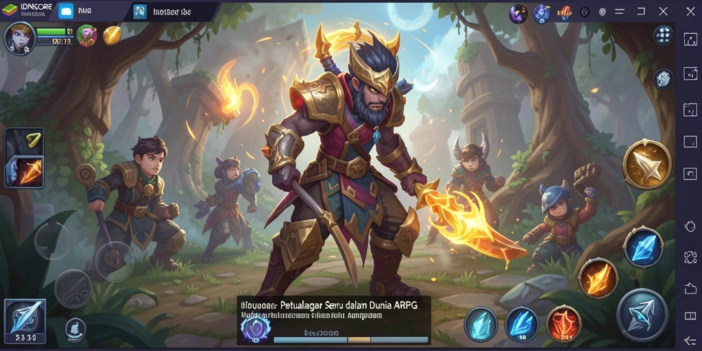 Gameplay seru dalam IDNSCORE dengan grafis yang menakjubkan.