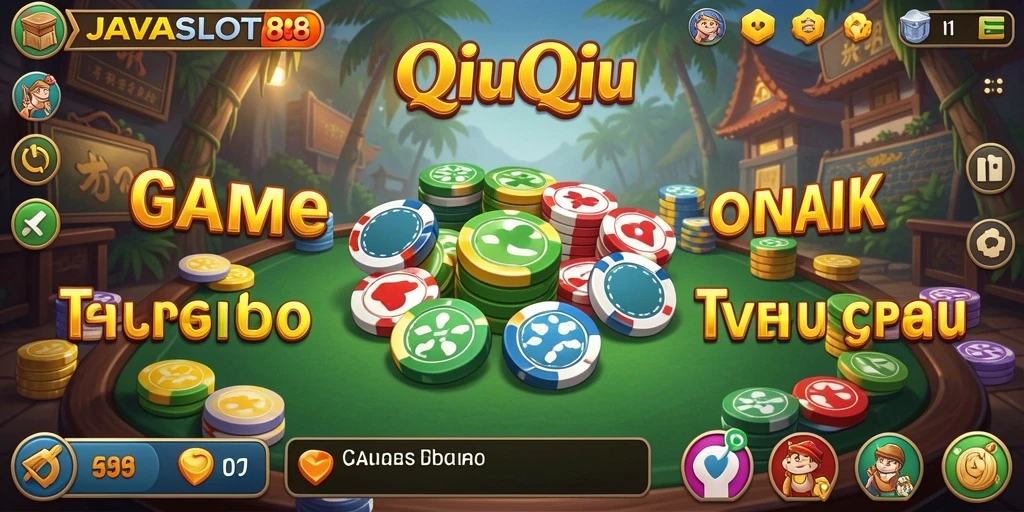 Tampilan gameplay QiuQiu yang mendebarkan di JAVASLOT88.