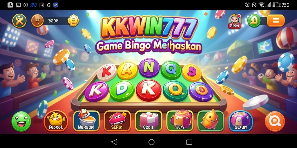 Screenshot gameplay Bingo KKWIN777 yang menarik.