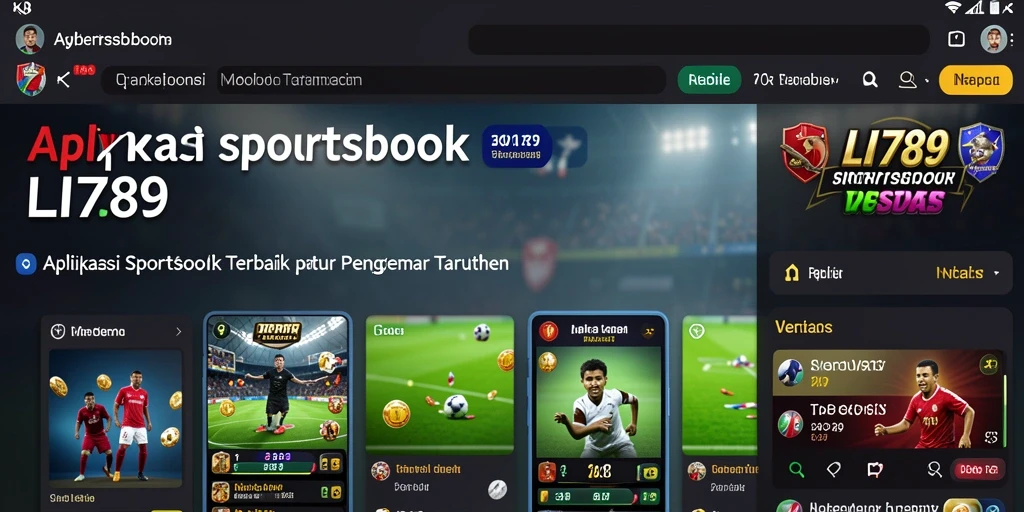 Screenshot gameplay LI789 menampilkan taruhan olahraga yang menarik.