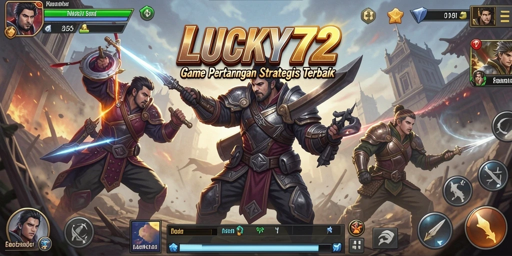 Tampilan gameplay LUCKY72 yang seru dan strategis.