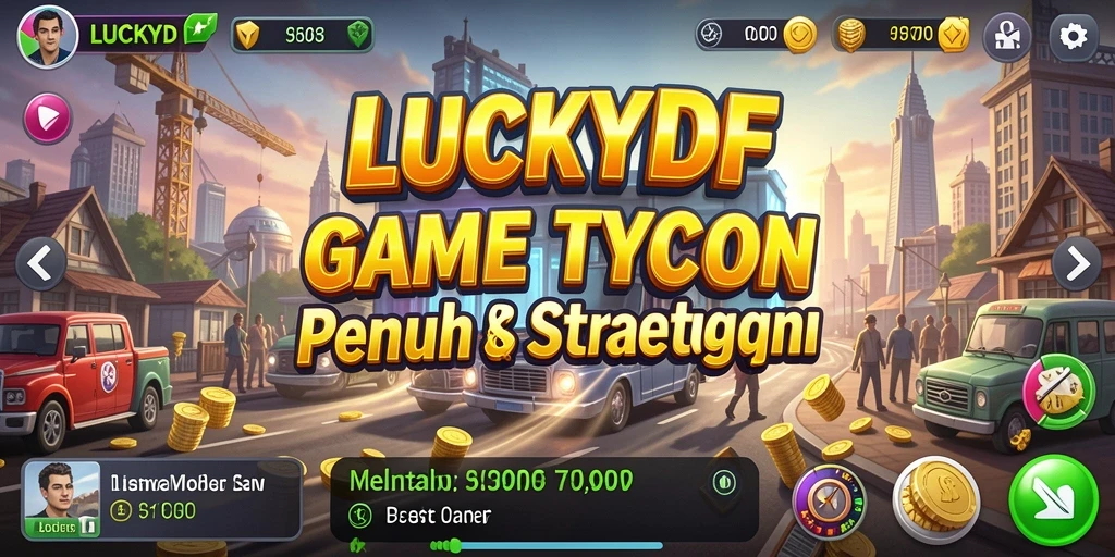Tampilan gameplay LUCKYDF yang memukau dan penuh strategi.