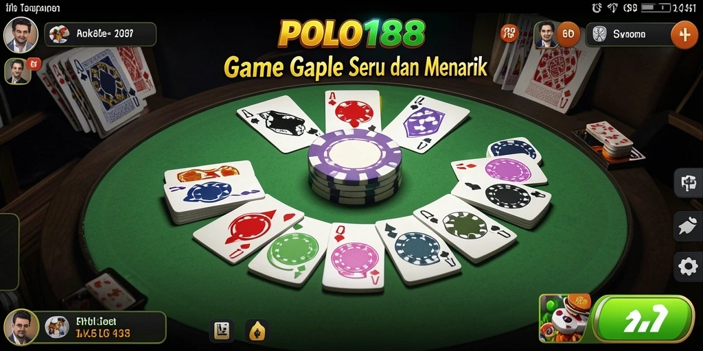 Tampilan gameplay Gaple yang menarik di POLO188.