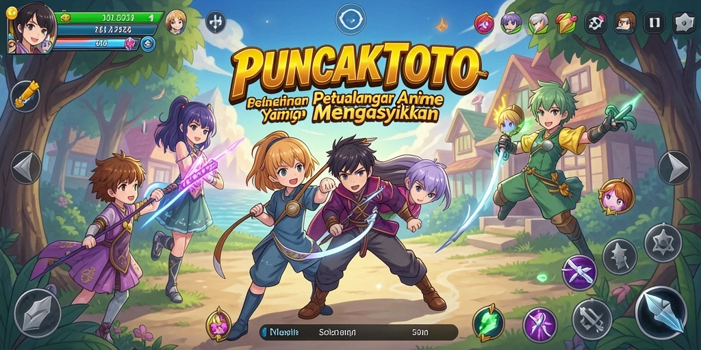 Tampilan gameplay PUNCAKTOTO yang memukau dan interaktif.