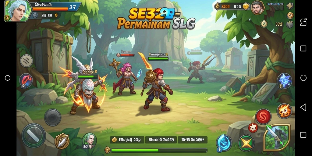 Screenshot gameplay SE328 dengan aksi seru dalam strategi SLG.