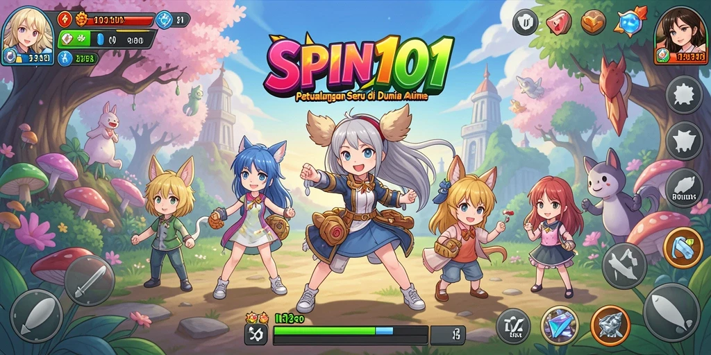 Gameplay seru dengan karakter Anime yang menarik.